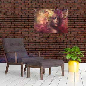Obraz na szkle - Fantastyczna kobieta (70x50 cm)