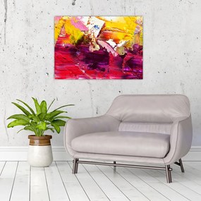 Obraz abstrakcji - malarstwo (70x50 cm)