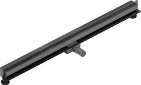 Mexen Flat Wall odpływ liniowy ścienny 2w1 110 cm, gun gray szczotkowany - 1E30110