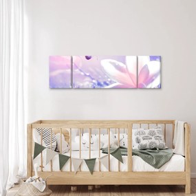 Obraz - Motyl lecący do kwiatu (170x50 cm)