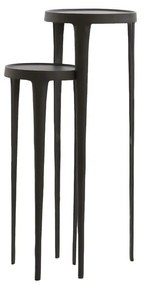 Metalowe okrągłe stoliki zestaw 2 szt. ø 35 cm Tobias – Light &amp; Living