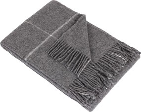 Pled Zelandia 140x200cm check grey