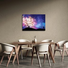 Obraz - Kosmiczne drzewo (70x50 cm)