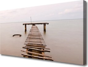 Obraz na płótnie Stalowa Konstrukcja Mostu