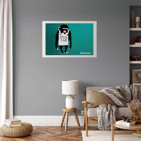 Plakat Zła małpa 42x29,7 cm bez ramy z marginesem ARTGEIST B