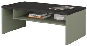 Stolik kawowy CROSS 120x60 zielony/czarny HELVETIA