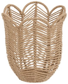 Dekoracja do domu 3 plecione kwiatki FLORAL, 3 sztuki