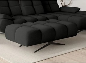 Nowoczesna pufa PRADO Soft Lux w tkaninie CURIO 99 WERSAL