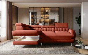 Narożnik NAVAS L z funkcją spania tkanina Promocyjna CURIO 55 WERSAL