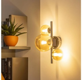 Brilagi - Kinkiet LED MILLA 3xG9/3W/230V czarny chrom/złoty