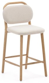 Beżowy hoker (wysokość siedziska 66 cm) Helda – Kave Home