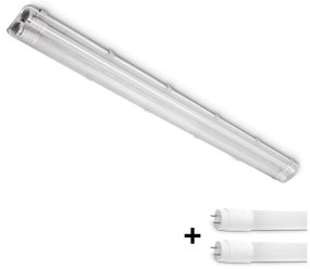 Brilagi -LED Tech. fluorescencyjny lampa OPTIMA T8 2xG13/18W/230V 6500K IP65 128 cm