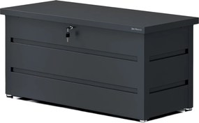 Metalowa skrzynia ogrodowa Carrie 360 litrów, 119 × 58 × 52 cm, kolor antracyt