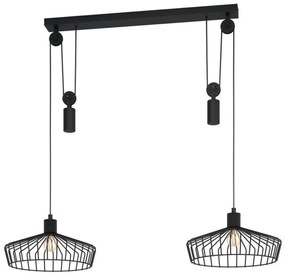 Eglo 43438 - Lampa wisząca na przewodzie WINKWORTH 2xE27/40W/230V