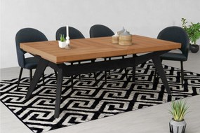Stół rozkładany VERSO Dąb do Salonu Jadalni 160-260 x 100 x 76 cm, Prostokątny