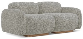 Szara sofa modułowa 190 cm Ailani – Makamii