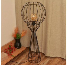 Lampa stojąca MERCURE 1xE27/15W/230V czarna