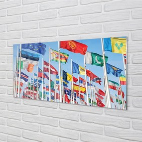 Szklany Panel Festiwal Flag Narodowych