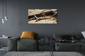 Zdjęcie na płótnie Krzyż, Ciernie i Młotek