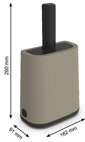 Szufelka ze stojakiem 9x16 cm Biala – Rotho