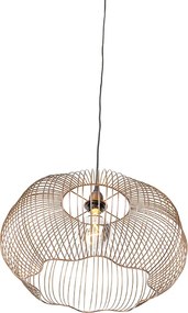 Industrialna lampa wisząca miedziana 49 cm - Finn