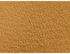 Ławka z materiału bouclé w kolorze ochry – Bobochic Paris