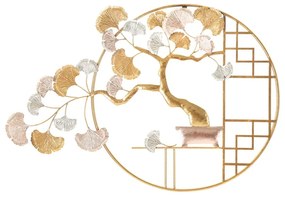 Metalowa dekoracja ścienna 91,5x63 cm Nippon – Mauro Ferretti