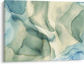 Obraz - Atramentowa abstracja (70x50 cm)
