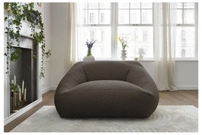 Ciemnobrązowy worek do siedzenia Lilibet – Bobochic Paris