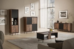 Wysoka komoda Swing KM-2 Halmar orzech