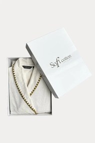 Unisex szlafrok MONDRIAN S Śmietankowy