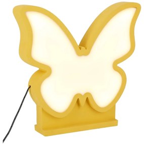 Żółta lampka dziecięca Butterfly – Candellux Lighting