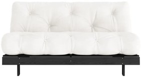 Kremowa rozkładana sofa 160 cm Roots Black Night – Karup Design