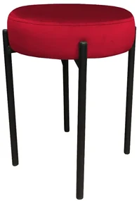 Taboret TORIN MG VELVET bordowy ATOS