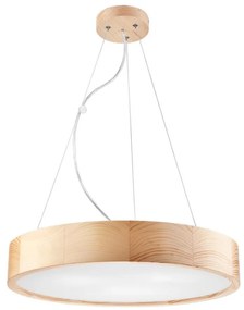 Żyrandol na lince NATURAL 3xE27/60W/230V ø 47 cm sosna
