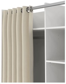 Biało-beżowa szafa 100x160 cm Kit – Tvilum