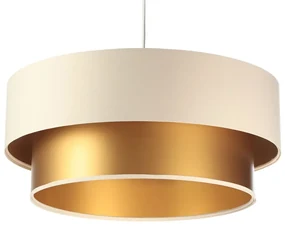 Lampa wisząca DOUBLE CREAM 50 kremowa/złota BPS KONCEPT