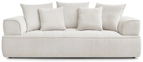 Beżowa sofa z tkaniny szenilowej 237 cm Whesley – Bobochic Paris