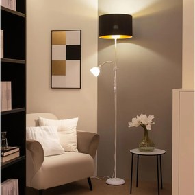 Brilagi - Lampa stojąca CERIA 2 w 1 1xE27/100W/230V + 1xE14/25W biała/czarna