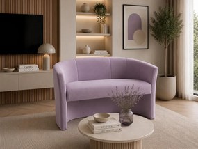 Sofa CLUB tapicerowana : Kolor tkaniny - VELVET - MG55, Typ tkaniny - Velvet