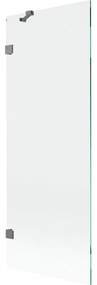 Mexen Lunar parawan nawannowy 1-skrzydłowy 70 x 150 cm, transparent, gun metal - 897-070-000-95-00