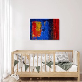 Obraz na szkle - malarskie kolory (70x50 cm)