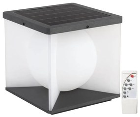 LED solarny kinkiet LED/8W/3,7V IP65 3000K