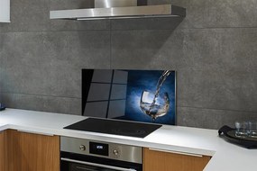 Panel szklany do Kuchni Orzeźwiające Białe Wino