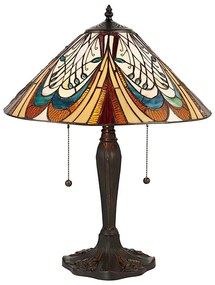 Endon 64163 - Lampa stołowa Tiffany HECTOR 2xE27/60W/230V śr. 40 cm