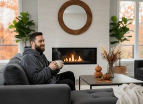 Koc bluza z rękawami i kapturem CHILL, męski Kolor: Ciemnoszary