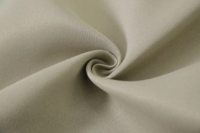 Zasłona OXFORD 140x270 cm, beżowa Zawieszanie: Taśma z wiązaniami