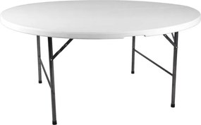 Składany stół ogrodowy kempingowy okrągły