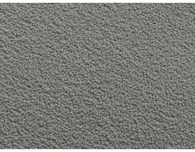 Ciemnoszary narożnik z materiału bouclé (lewostronny/z szezlongiem) Leonore – Bobochic Paris