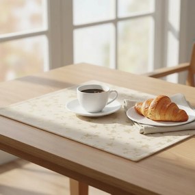 Podkładka pod Talerz Złota Mata na stół 33x45 cm w gwiazdki dekoracyjna